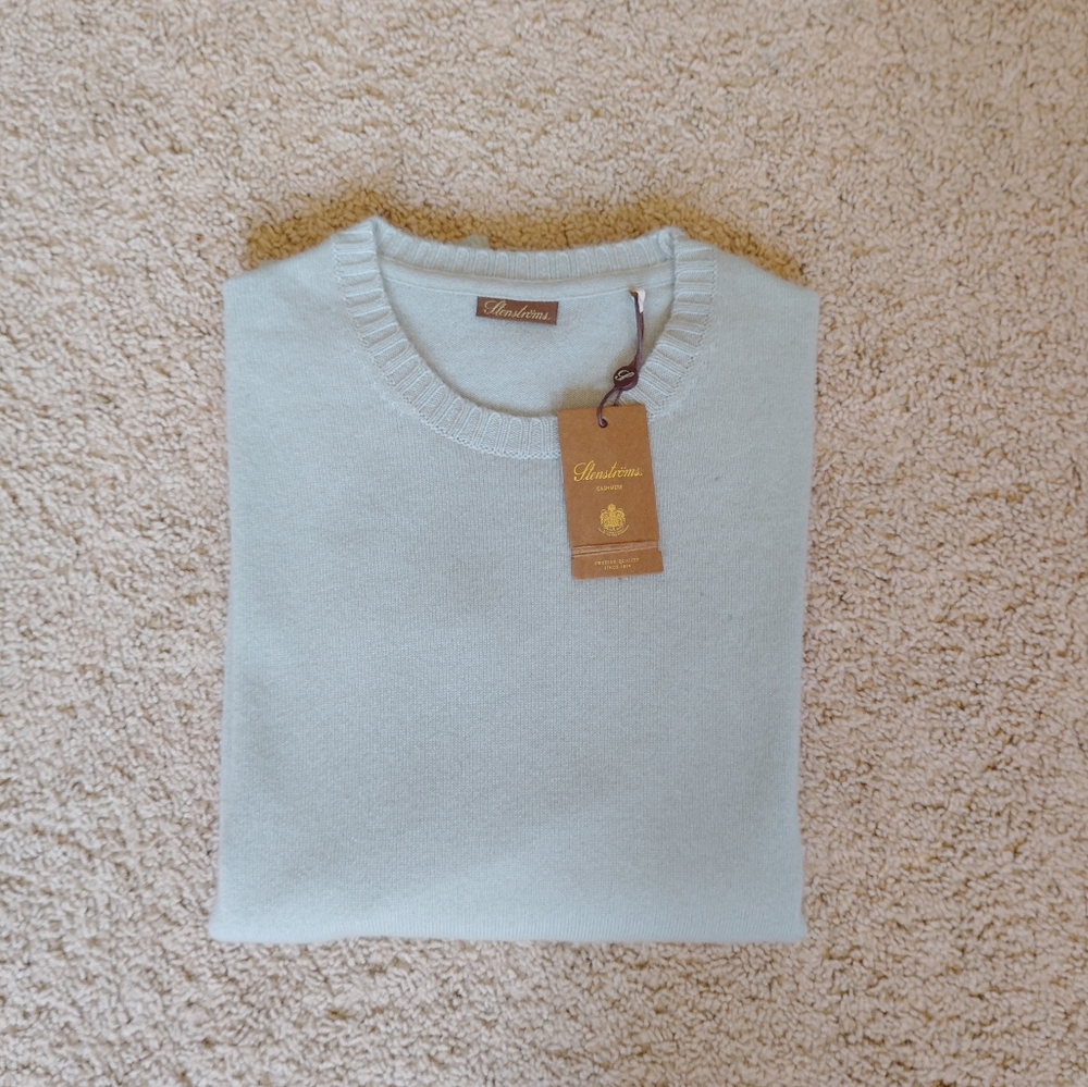 NEW Stenstroms Men's Elegant Crewneck Sweater